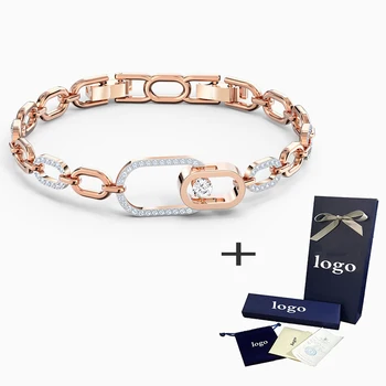 

SWA 2020 New High Quality Fashion Exquisite Sparkling Dance Northern Bracelet To Send Girlfriend Elegant Birthday Holiday Gift