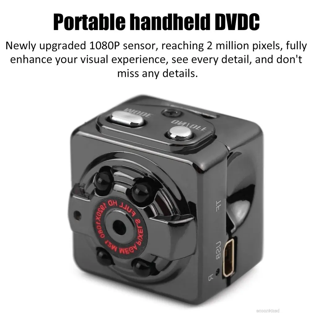 Мини камера wifi камера SQ8 полное ночное видение водонепроницаемый корпус CMOS сенсорный регистратор видеокамера DV маленькая камера