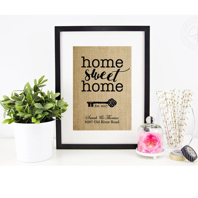 New Home Gift / Housewarming Gift / New Home / Home Sweet Home / Realtor  Closing Gift /first Home Gift / House Warming Gift / Real Estate 