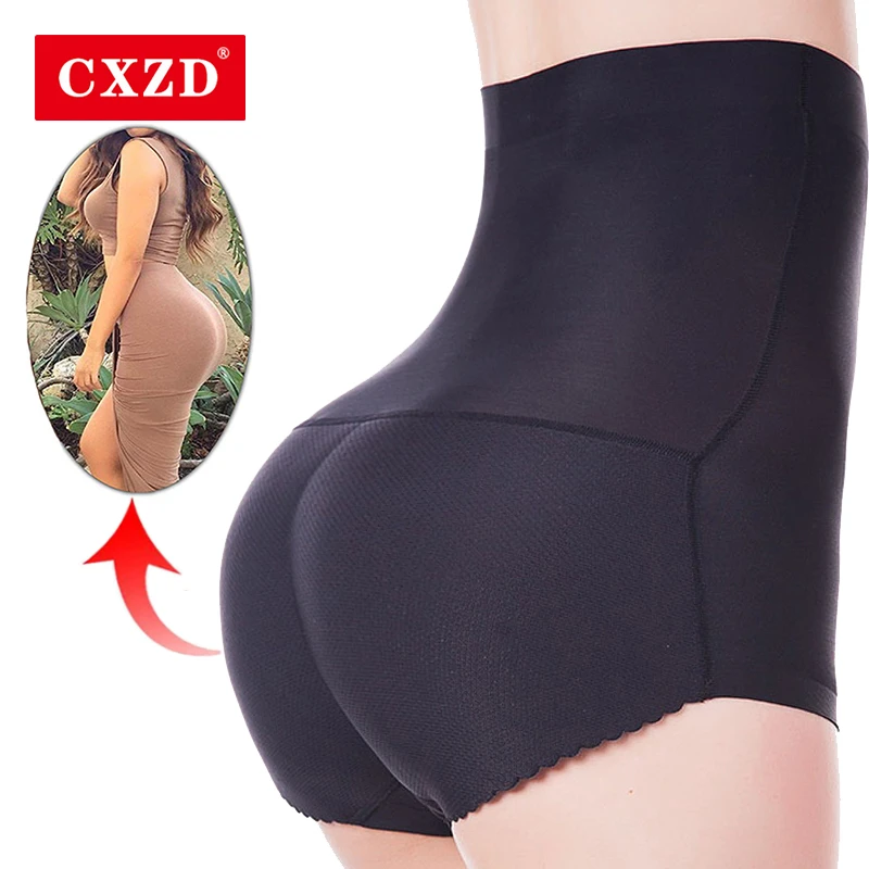 shapewear underwear CXZD New Women Fake Ass Butt Lift Briefs Seamless Underwear High Waist Tummy Control Shaper Hip Up Padded Push Up Panties leonisa shapewear