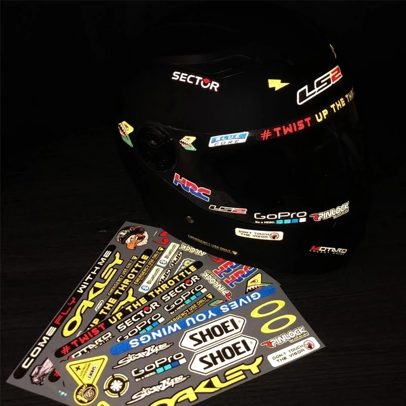 Светоотражающие наклейки для AGV SHOEI HJC Arai LS2 EVO JDM3M стильная наклейка автомобиля