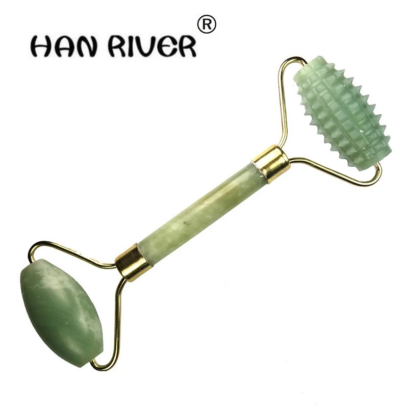 

Portable Pratical Jade Facial Massage Roller Anti Wrinkle Healthy Face Body Head Foot Nature Beauty Health Care Tool