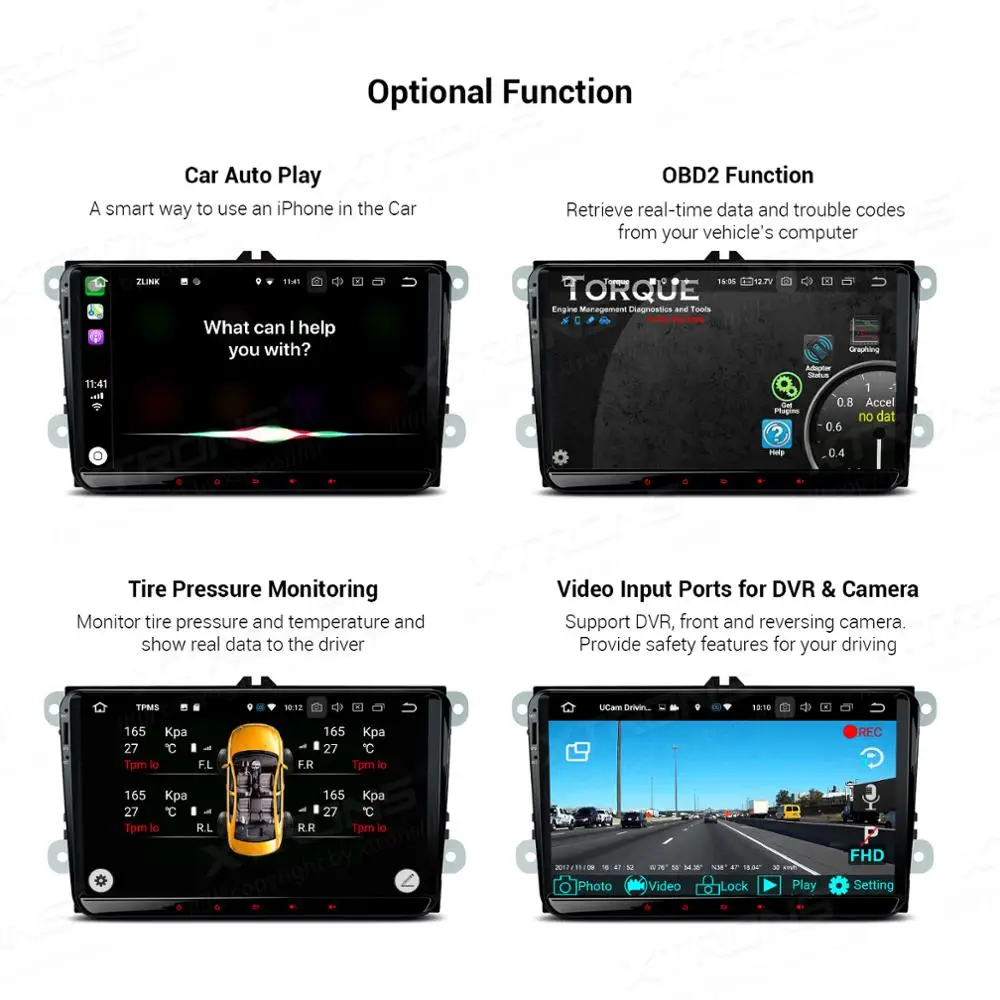 XTRONS " PX5 Android 9,0 Автомобильный плеер радио gps для VW Volkswagen Golf Passat CC Touran Tiguan Sharan для сиденья для SKODA No DVD