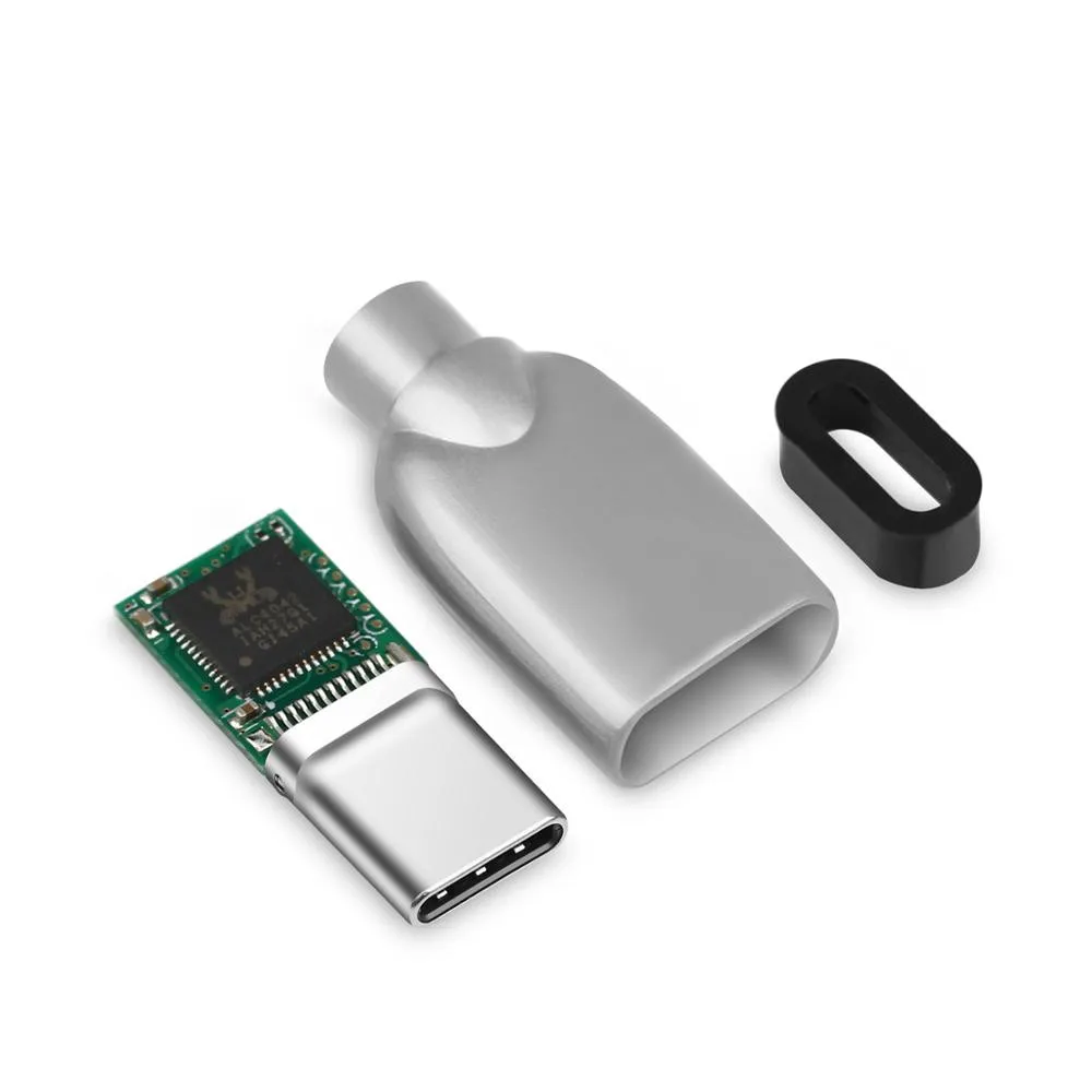 5 шт. type-C USB 3,1 штекер мужской разъем с чипом DIY припой для наушников штекер конвертер USB C адаптер металлический модуль аудио терминал