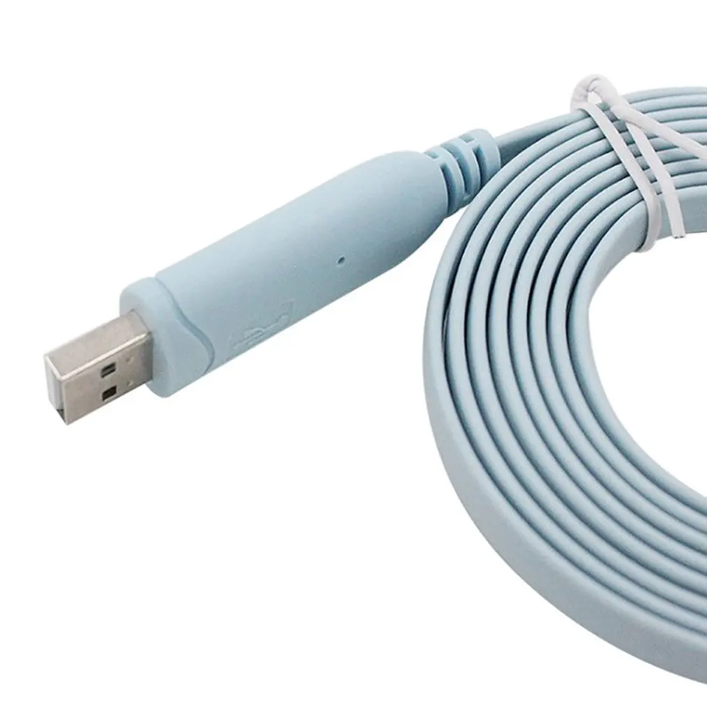 1,8 м Прочный ПВХ USB к RJ45 кабель подходит для USB консольного кабеля FTDI 744664241835 A7H5 PL