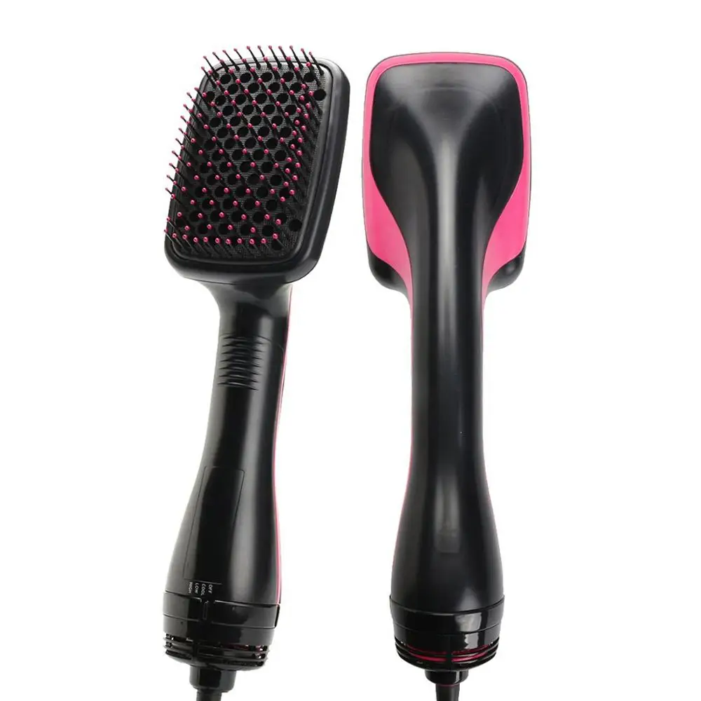

3 in 1 One Step Hair Dryer And Volumizer Hot Air Brush Negative Ion Dryer Straight&Curls Styling Salon Electric Hairdryer Brush