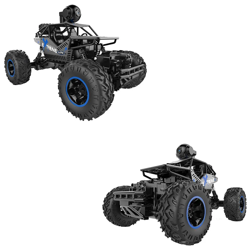 Перезаряжаемый Радиоуправляемый автомобиль с камерой 4Wd 2,4G пульт дистанционного управления внедорожный автомобиль сильный внедорожный скалолазание производительность подарки для детей