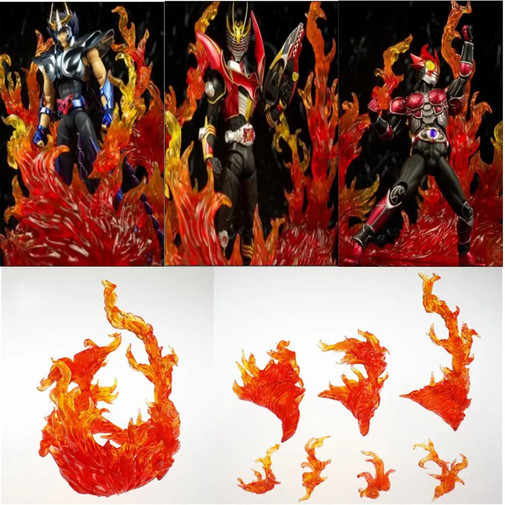 

Star Soul Effect Burning Flame Red Flame Fix For Bandai Tamashii Saint Seiya Gundam Effect Impact Toys Action Figure