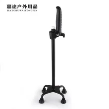 Вращающаяся на 360 ° палочка с четырьмя углами противоскользящая удочка для пожилых людей 10 скоростей Регулируемая демпфирующая удочка для пожилых людей