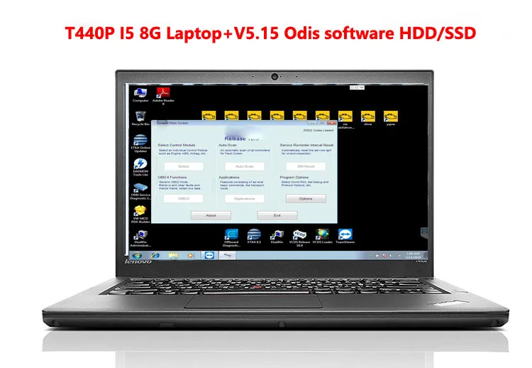 Vas 5054A Odis 5.1.5 программное обеспечение и Thinkpad T44p i5/8G с инженером ODIS 9.0.4.ETKA 8.1.ELSAWIN активированное программное обеспечение