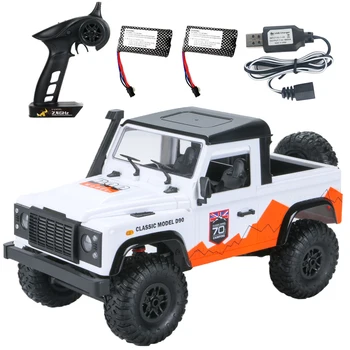 

MN99A 1:12 Truck LED Lights Kids Toy Full Scale Electric RC Car With Remote Control Racing Off Road Children Gift Rock Crawler