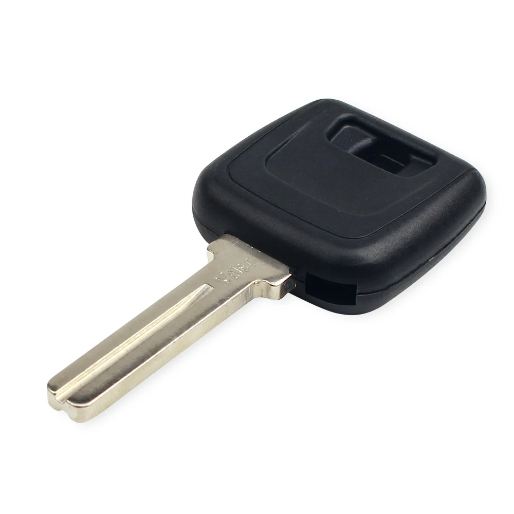 KEYYOU Replacement Transponder Chip Key Fob with Uncut Blade - Remote Key Shell Blank Case