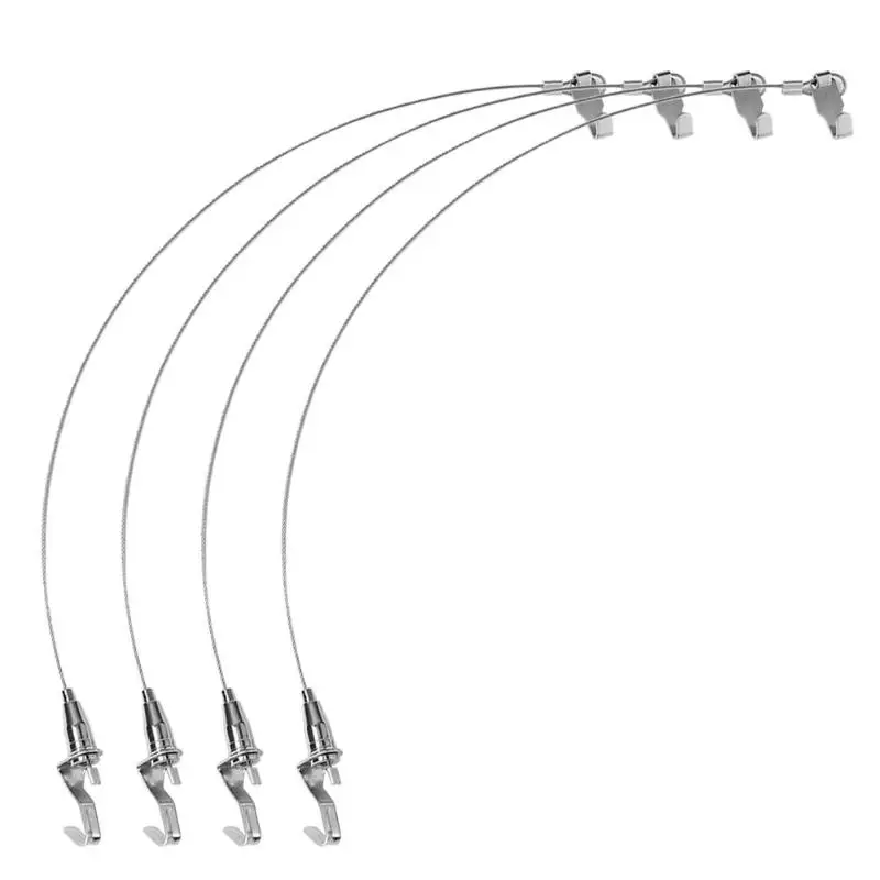 Веревочный Hook-4pcs, сделай сам, креативный полезный трос из нержавеющей стали, крючки для подвешивания картин, фотографий для дома, кухни, ванной комнаты