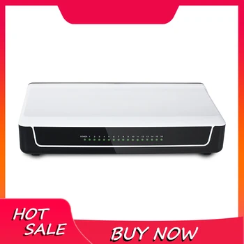 

GLVISION GLS16 16-Port Desktop Ethernet Switch, 10/100Mbps Auto-Negotiation RJ45 Ports, Auto MDI/MDIX