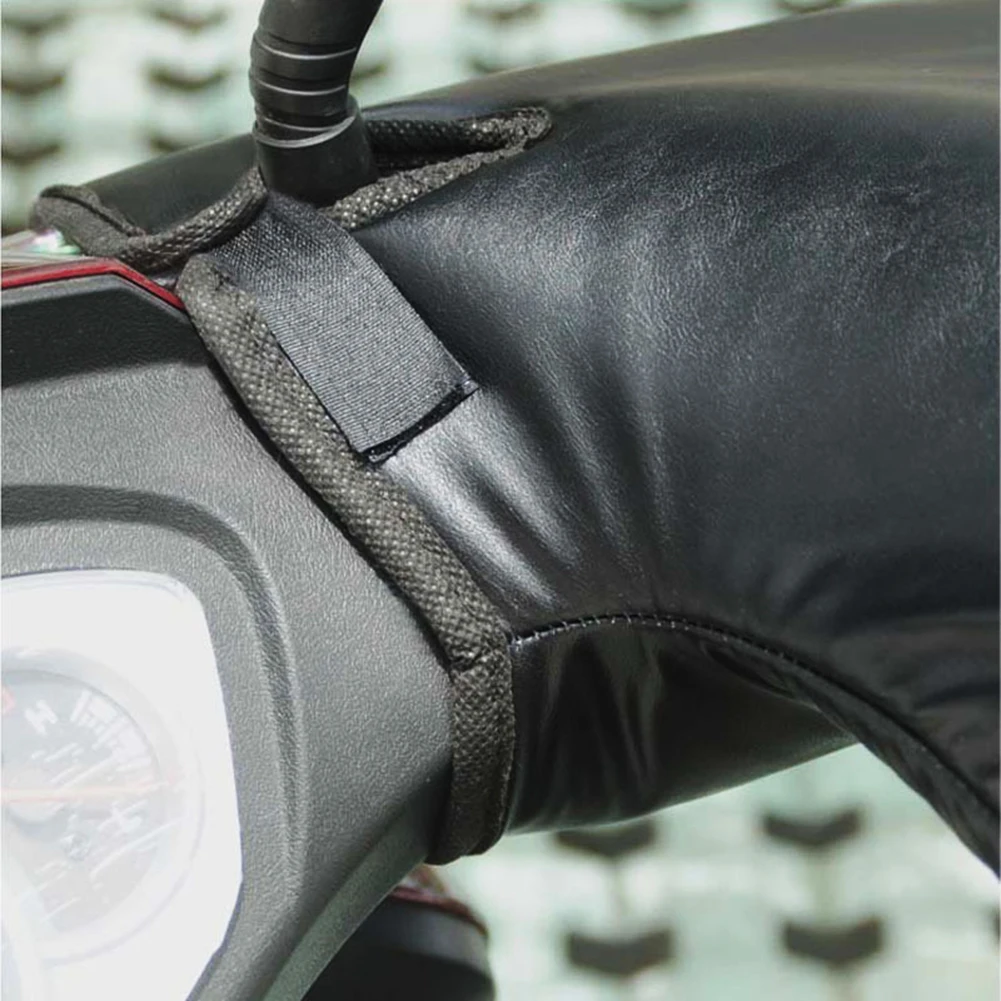 Winter Waterproof Motorcycle Handlebar Hand Muff Gloves Warmer Thermal Cover