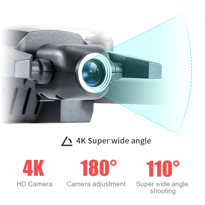 Радиоуправляемый Дрон Квадрокоптер с 1080P HD WiFi FPV камерой Режим высокой фиксации Квадрокоптер складной рычаг вертолет детские игрушки