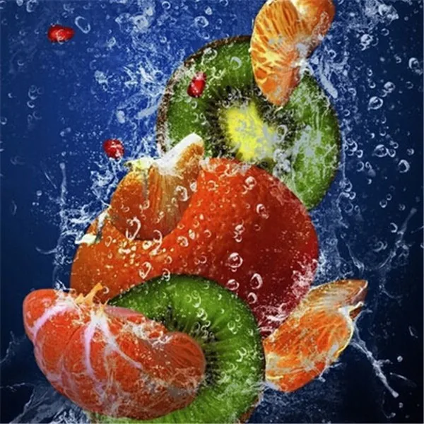 

5D DIY Diamond Painting Fruit Orange apple Diamond Embroidery Fruit drilling Cross stitch Home Decoration