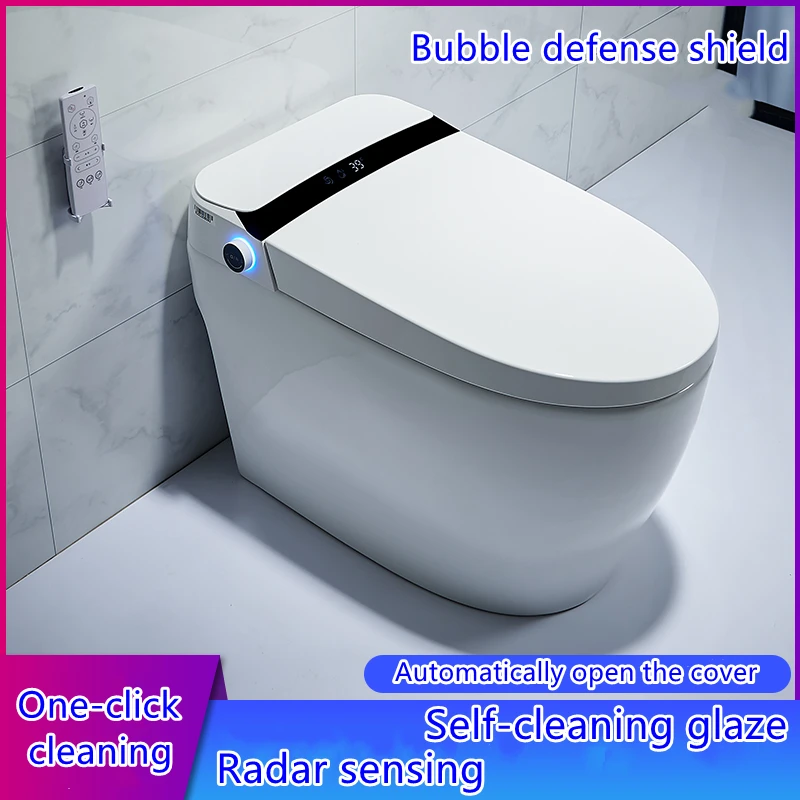 One-Piece Intelligent Toilet Smart Toilet WC Elongated Remote Controlled Integrated Automatic V5