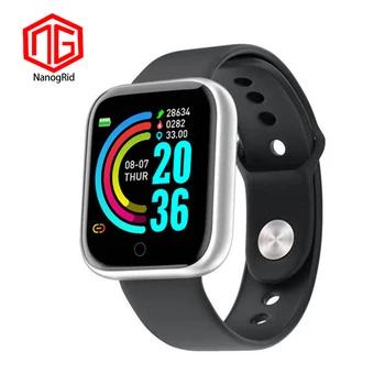 

Y68 Waterproof Smart Watch Fitness Bracelet Activity Tracker Heart Rate Blood Pressure Monitoring Message Reminder For Men Women
