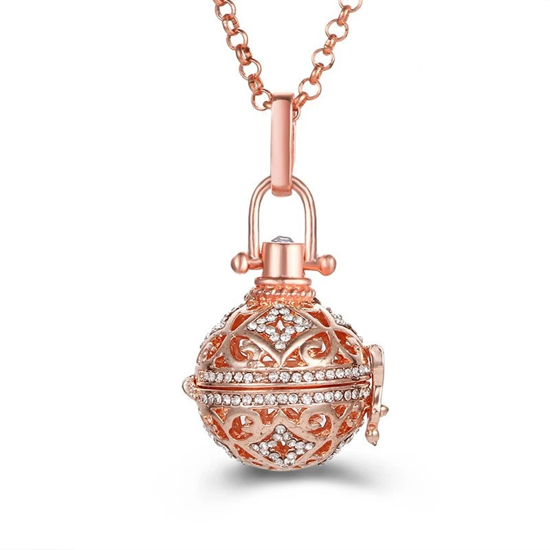 Chime Music Angel Caller Necklace with Aromatherapy Diffuser