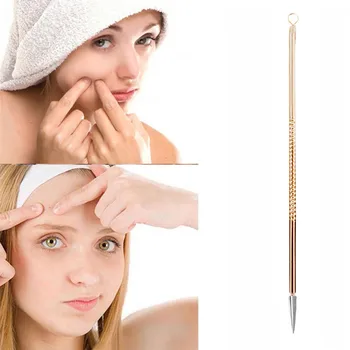 

1 PC Stainless Steel Blackhead Comedoner Facial AcnePimple Blemish Comedoner Acne Extractor Remover Tool