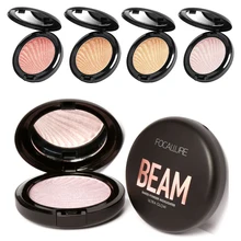 

4 Color Highlighter Powder Glitter Palette Powder Makeup Glow Face Contour Shimmer Illuminator Highlight Contour Palette