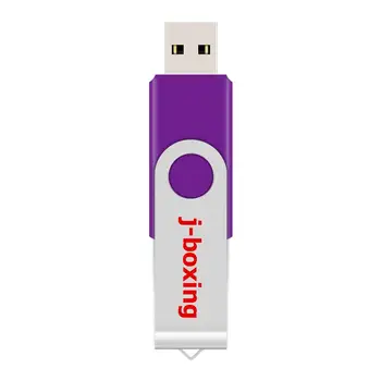 J-boxing 16GB Purple USB Flash Swivel Flash Disk Folding Pendrive Thumb Pen Drive Storage USB Memory Stick for PC Mac USB Device