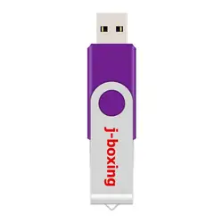 J boxing – clé USB pliable de 16 go, support à mémoire de forme pivotante, pour PC et Mac 