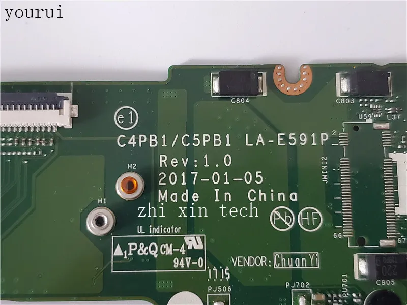 Yourui Высокое качество для acer TMP646 Материнская плата ноутбука NBVFM11005 LA-E591P DDR3 полностью тестовая работа