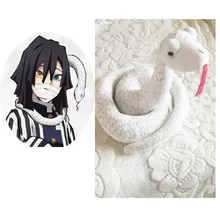 Убийца демона Kimetsu No Yaiba Косплей игуро обанай змея-талисман аниме чучела и плюшевая кукла из мультфильма