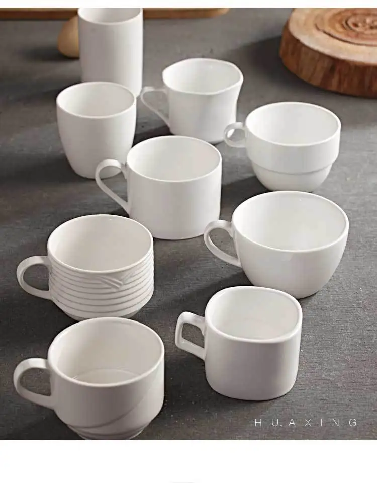 Ceramic Coffee Cup European Style Coffee Cup British-Style Coffee Cup Hotel Supplies Ceramic Cup Wholesale