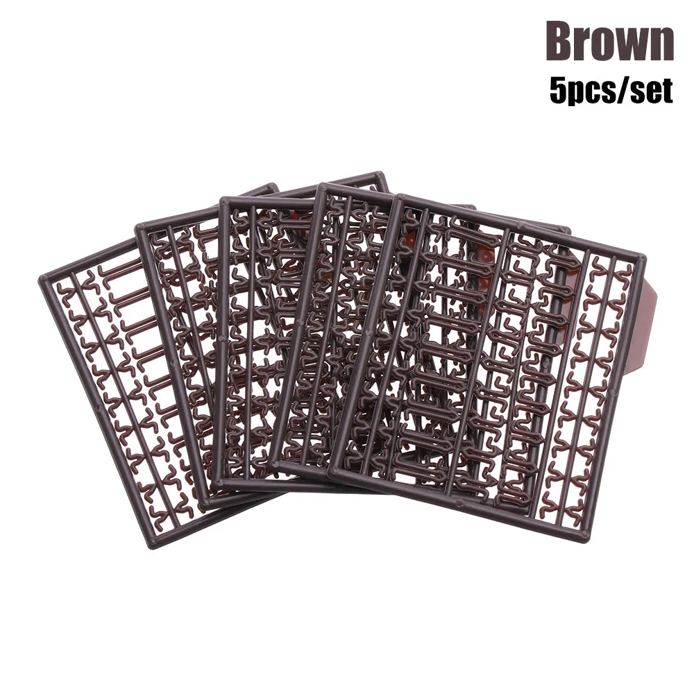 brown 5 шт./компл. горячая Крюк останавливается бусины для рыбалки на карпа, стопором для спорта на открытом воздухе для Бойла приманка V фиксаторы уход за кожей лица маска приманки рыболовные волос Chod Ронни буровая установка - Цвет: brown