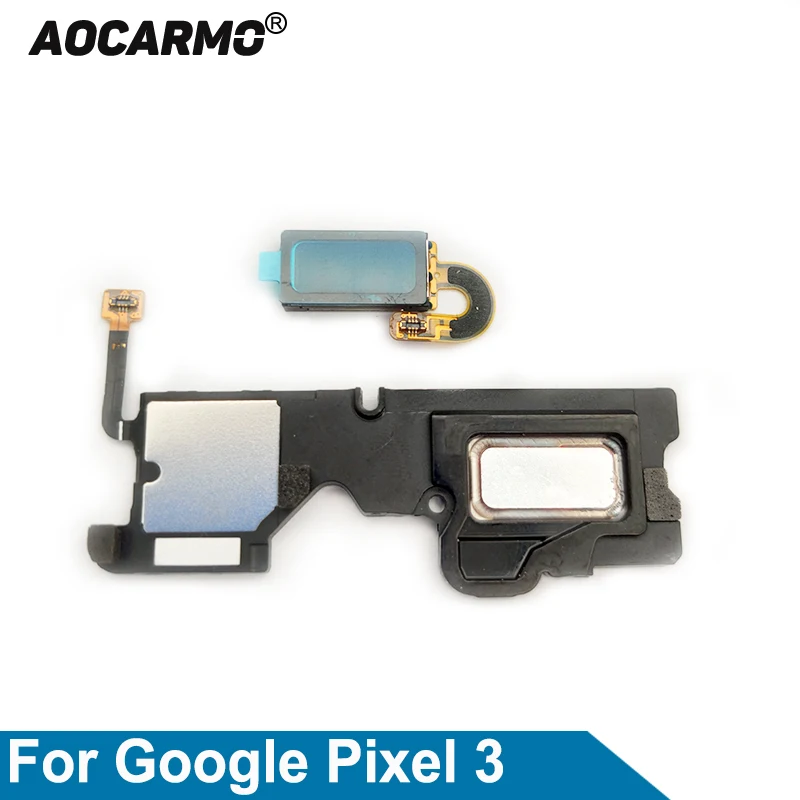 Aocarmo для Google Pixel 3 верхний динамик и нижний громкий ЗУММЕР звонок гибкий кабель