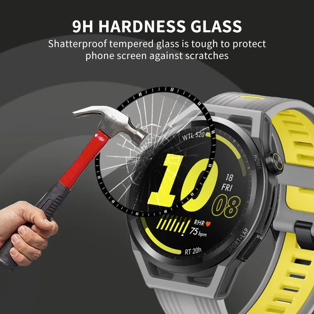 

2PC 3D Soft Flexible Full Protective Film For Huawei GT Runner Smart Watch Screen Protector Film Clear TPU Soft Ultra-thin Cover