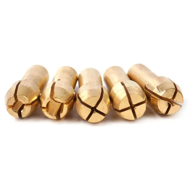 5/7/10pcs Drill Chuck Collets Set of Quick Chuck  0.5 0.8 1.0 1.2 1.5 1.8 2.0 2.4 3.0 3.2mm Set Fit Nut Mini Tools