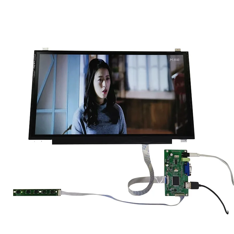 US $135.00 173 Inch Touch Display Module Kit HDMI VGA 10Point Capacitive Touch Linux WIN7 And Android System Plug And Play