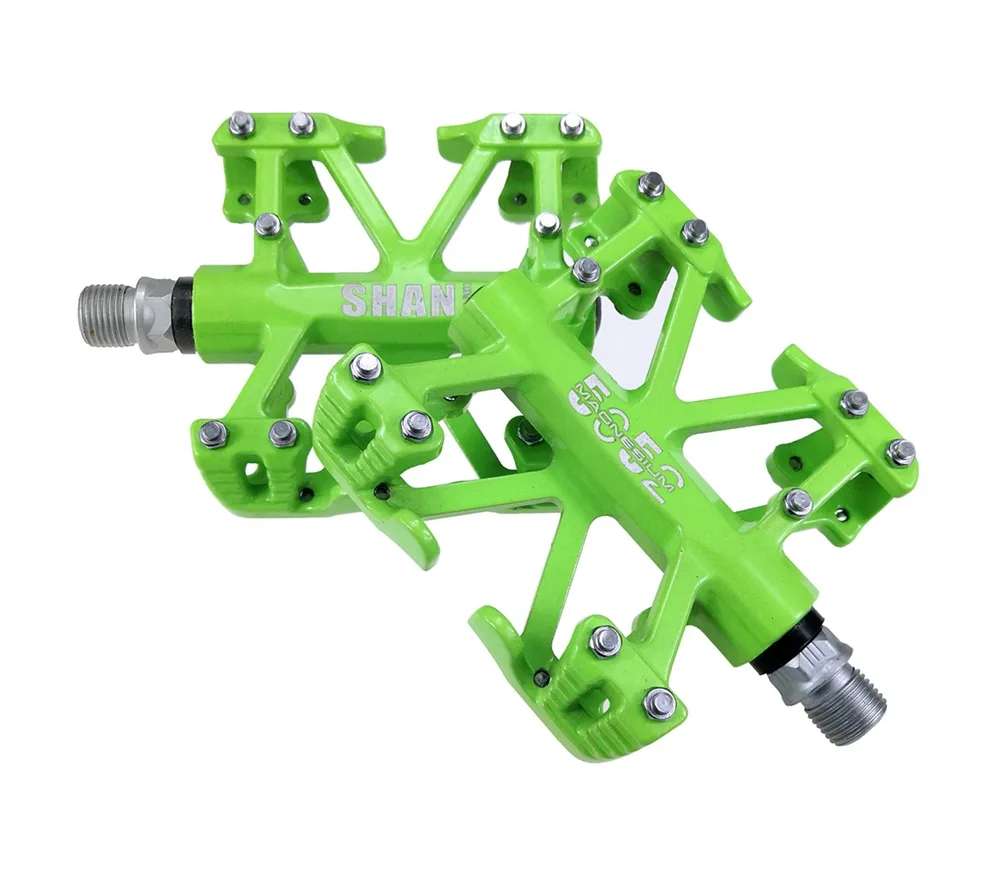 NO 05 shanmashi MTB Pedal Bicycle Good Grip Flat Pedal Ultralight Alloy Best Quality Bearings - Цвет: NO 05