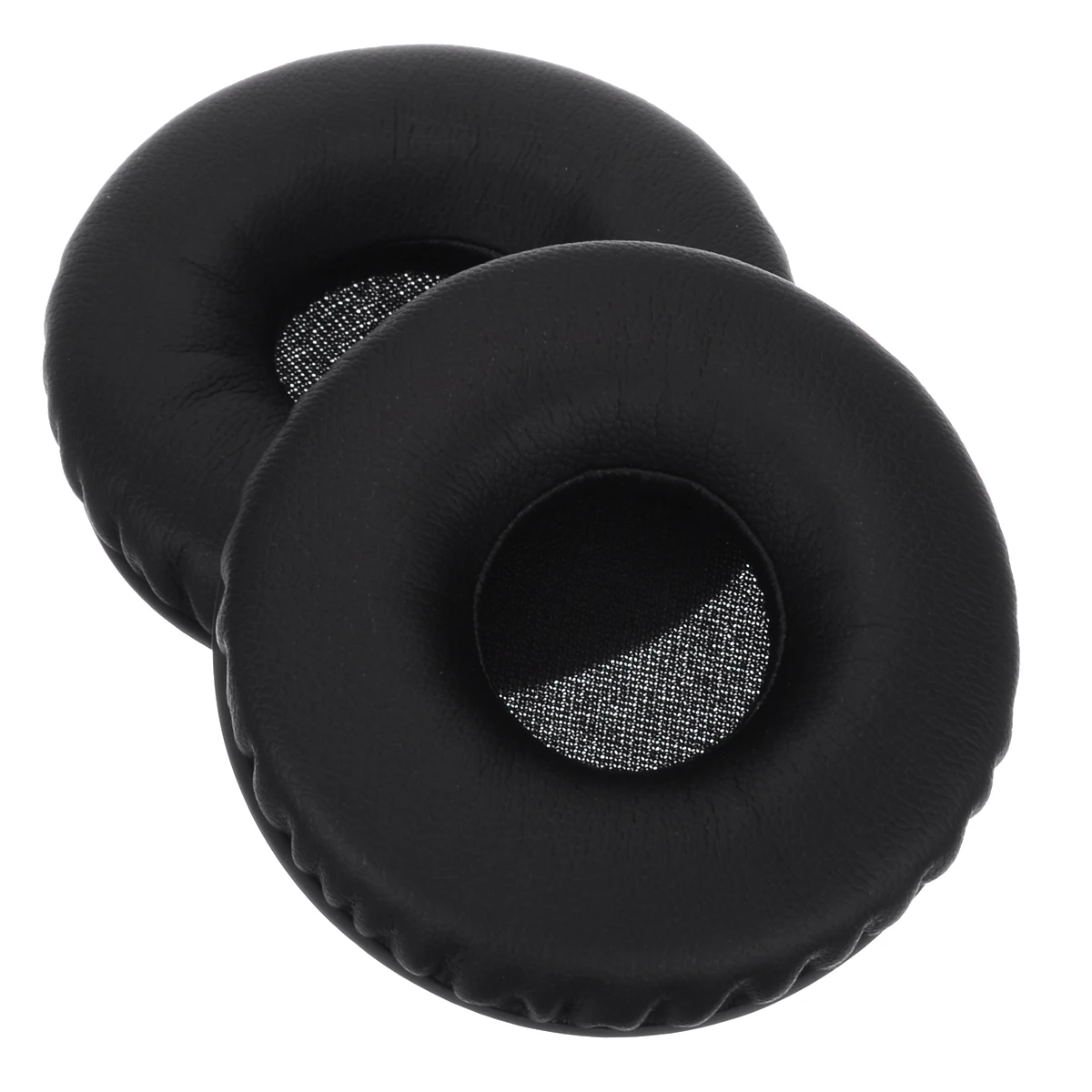 1 Pair Black Replacement Ear Pads Headphones Pads Leather Foam Cover Repair Earpads Fit For AKG N60NC Headphones