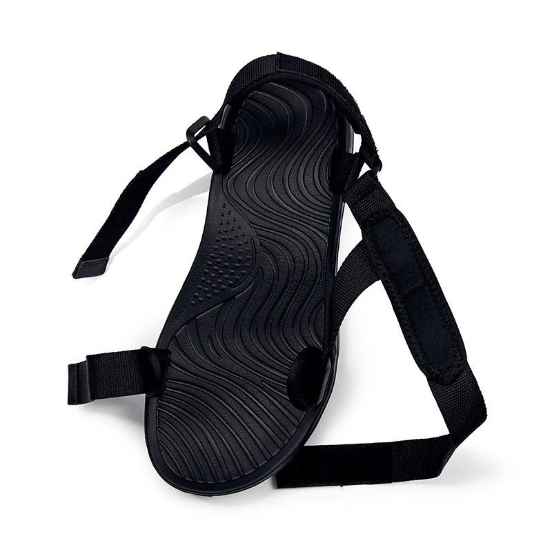 Мужские пляжные сандалии легкие шлепанцы на плоской подошве спортивная обувь