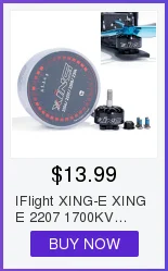 IFlight XING-E XING E 2207 2450KV 2750KV 2-4S FPV гоночный бесщеточный двигатель совместимый 5,1x3,1x3 Пропеллер для радиоуправляемого дрона