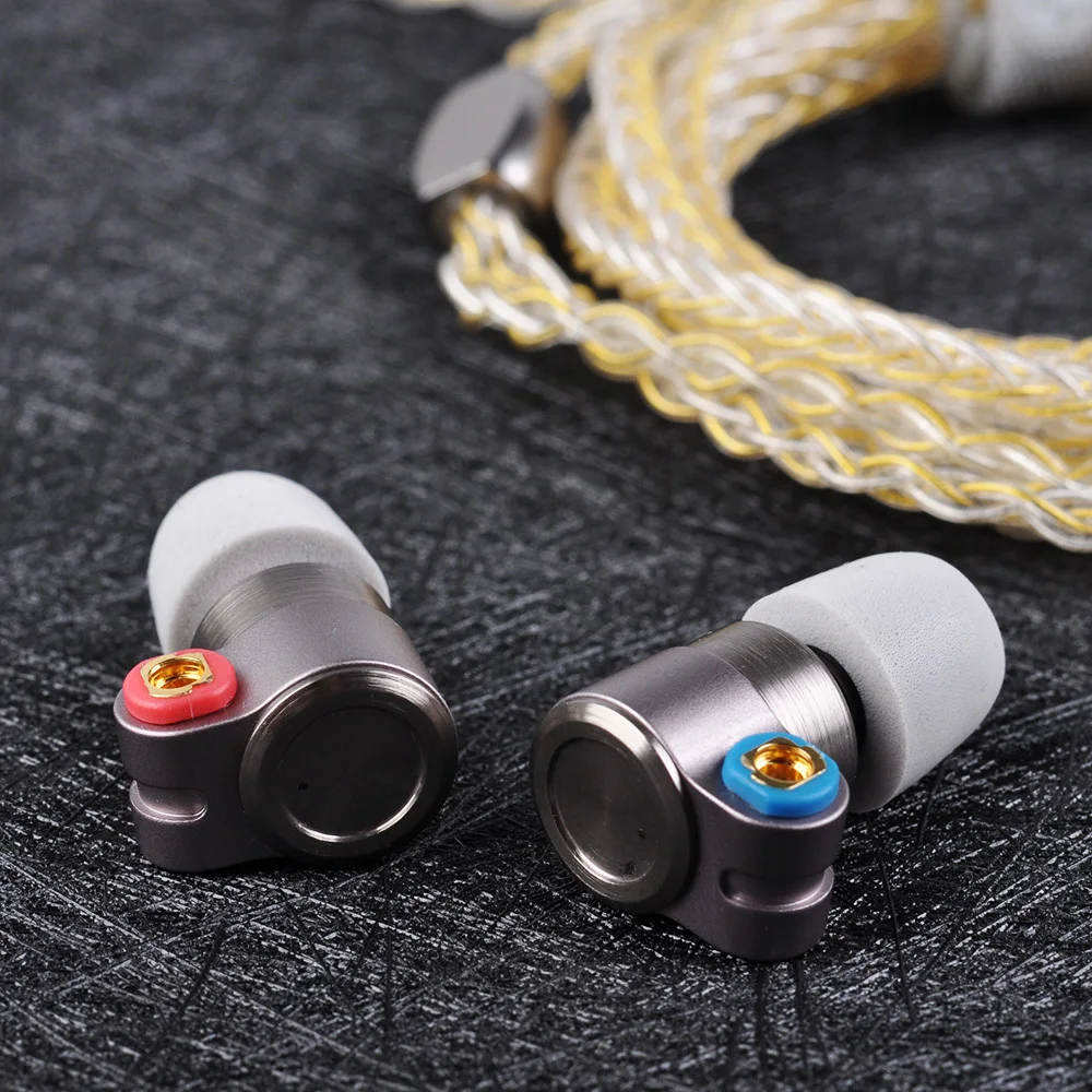 Оловянные аудио T3 1DD+ 1BA HiFi наушники в ухо двойной динамический привод HIFI наушники вкладыши с MMCX