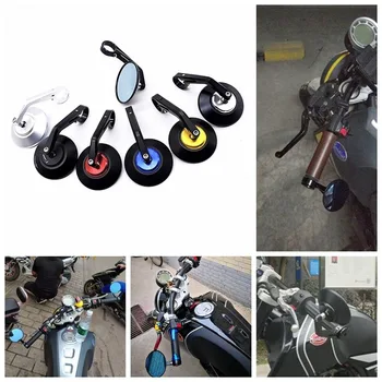 

Motorcycle Rearview Mirror Modified E-Bike Mirror Small Round Mirror Hand Mirror Universal Reversing Convex Mirror