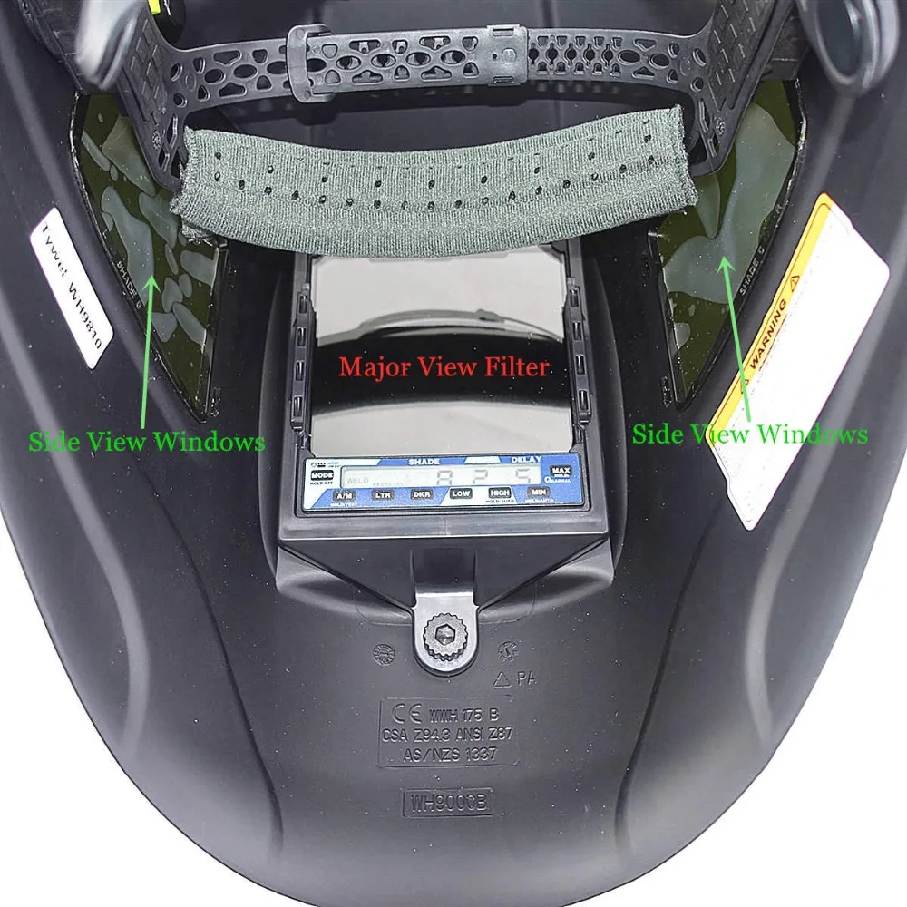 Сварочная маска Защитная линза Передняя Внутренняя крышка объектива 5 шт. CE ANSI CSA AS/NZS для автоматического затемнения сварочный шлем