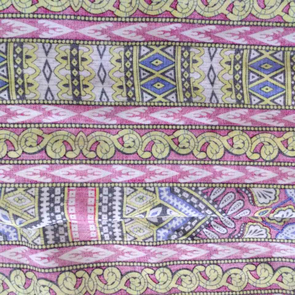 Dashikiage Африканский Дашики тройной узор печатных Розовый Чистый хлопок элегантное женское платье