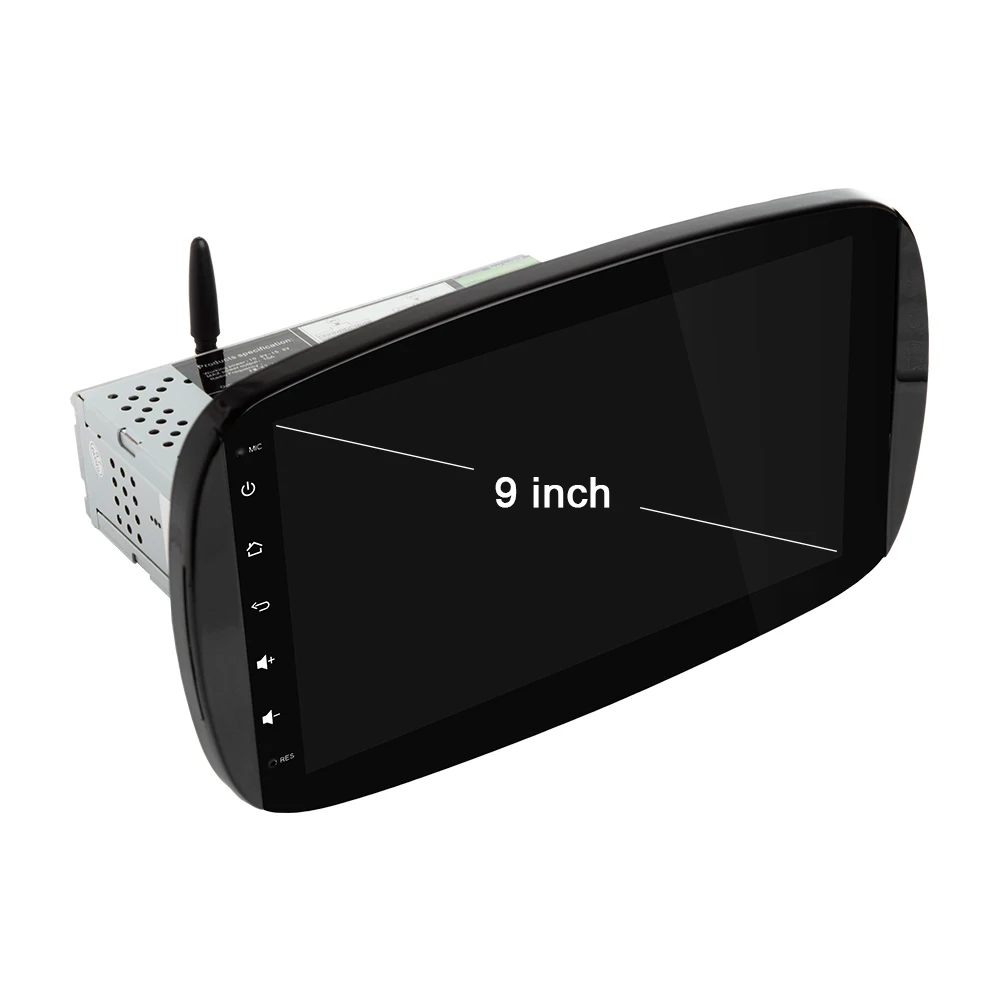 Autoradio 1 din Android 9.0 Car DVD Player For Mercedes/Benz Smart Fortwo 2015 2016 2017 GPS Navi Head Unit DSP Stereo 3G 4G BT