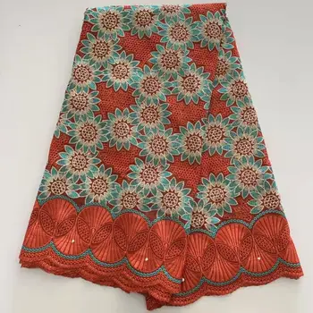 

2020 High Quality Swiss Voile In Switzerland new fashion cotton lace fabric 5yards african swiss voile lace SHISDE213