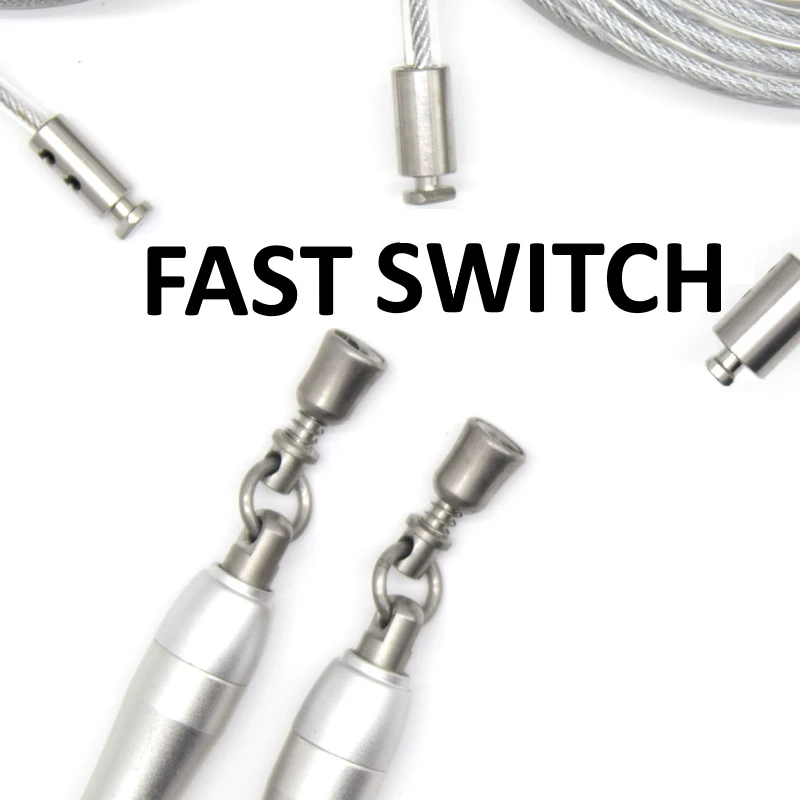 DIY quick switch click lock head handle to ropes crossrope heavy PU ...