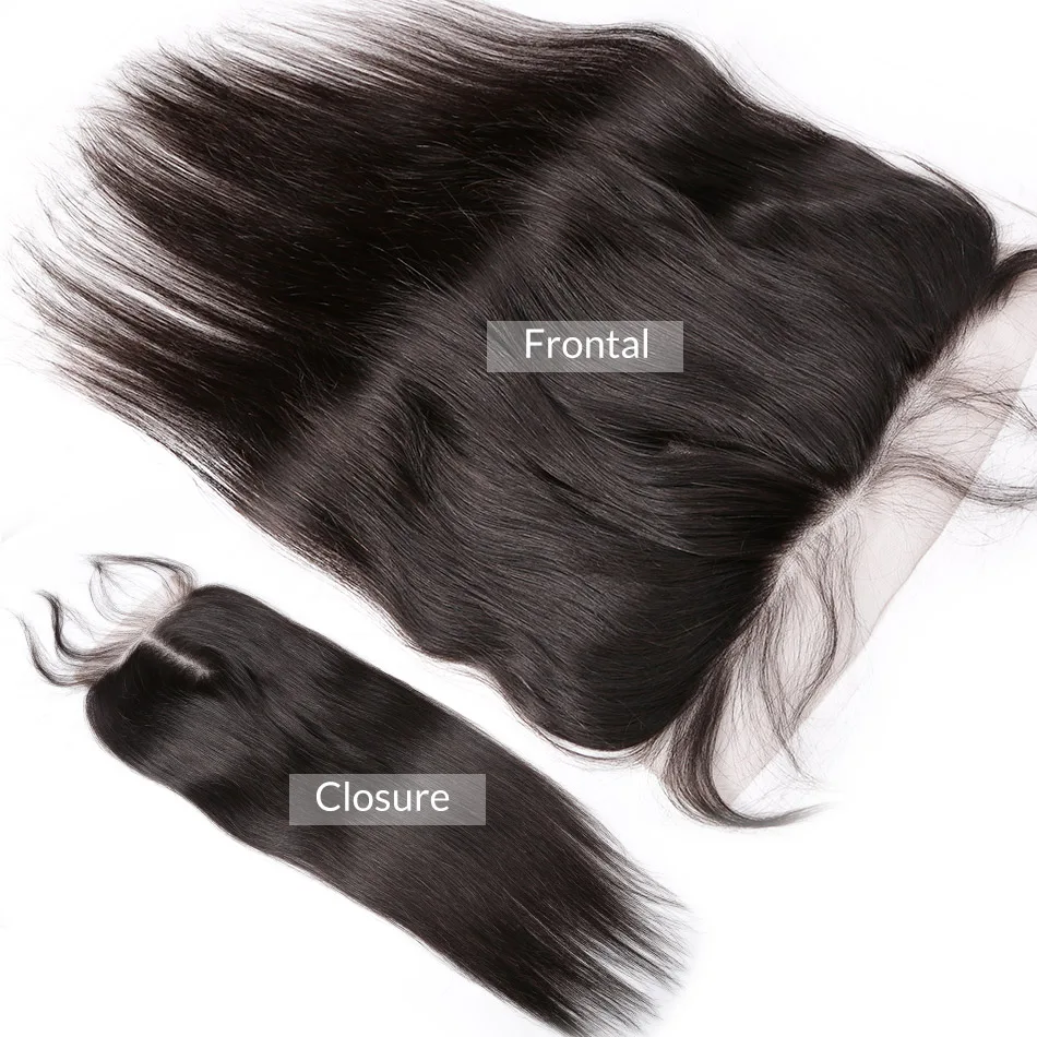 Links Hair 8-30 дюймов бразильские прямые волосы 3 4 пряди с кружевной застежкой 28 30 дюймов Remy пряди с 4X4 5X5