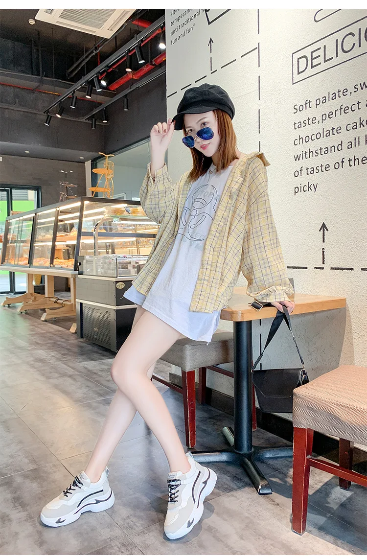 2019 осенние женские кроссовки Harajuku модные повседневные Прогулочные кроссовки на платформе дышащие удобные кроссовки zapatos mujer