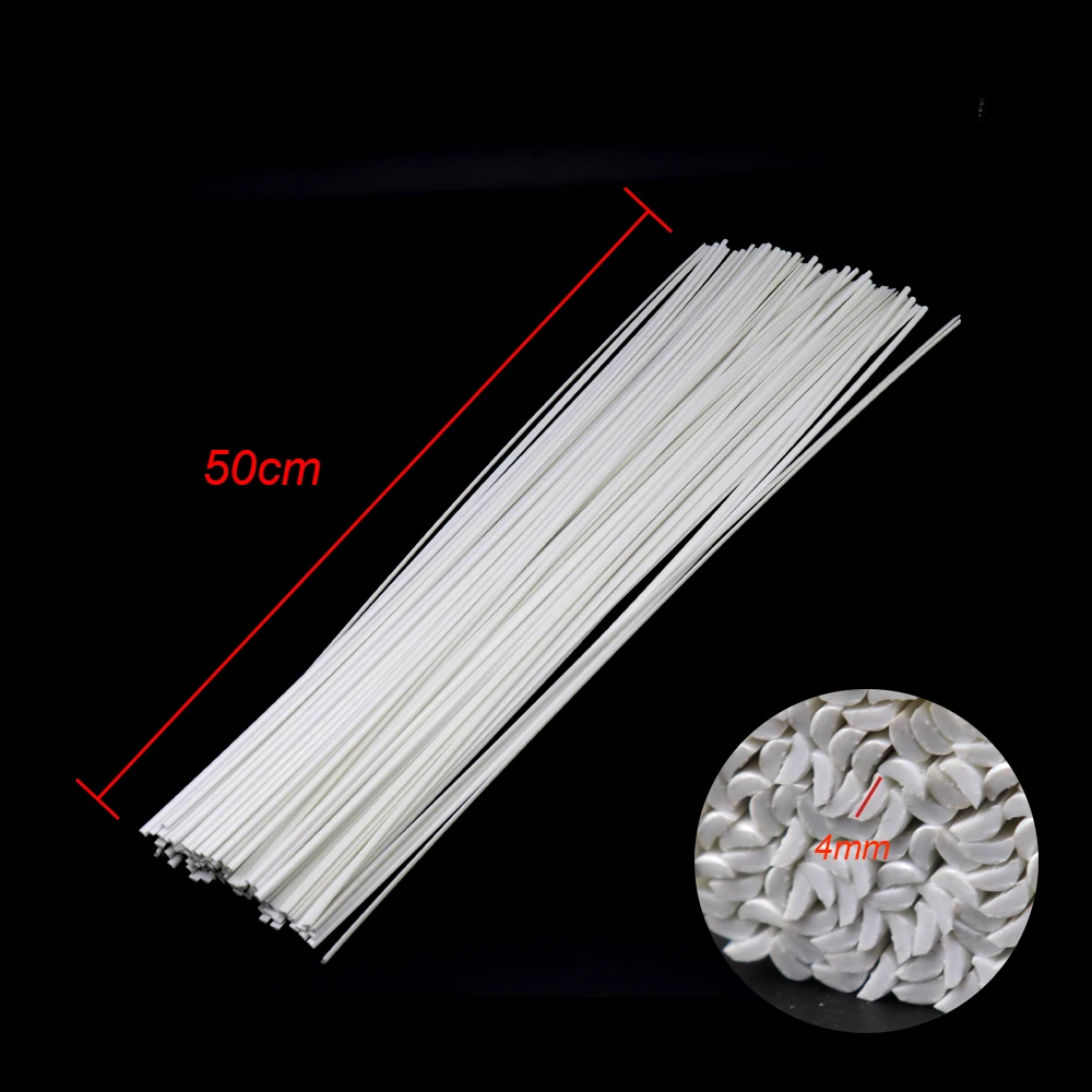 Dia 1-4mm Half Round Rod Model ABS Plastic Stick For Diy Architecture Building Scene Materials Diorama Accessory 15pcs 6